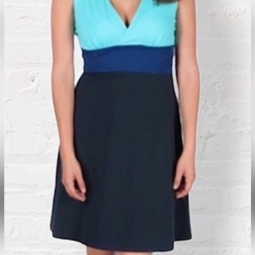 Patagonia Two-Tone Blue Midi Dress